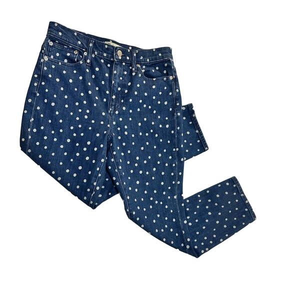 Madewell Cropped Jeans with Dot Pattern - Picture 6 of 9